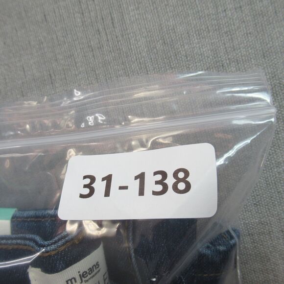 M Jeans Maurice Womens Size 4 Blue Button Fly Straight High Rise Med Wash NWT - Picture 14 of 14